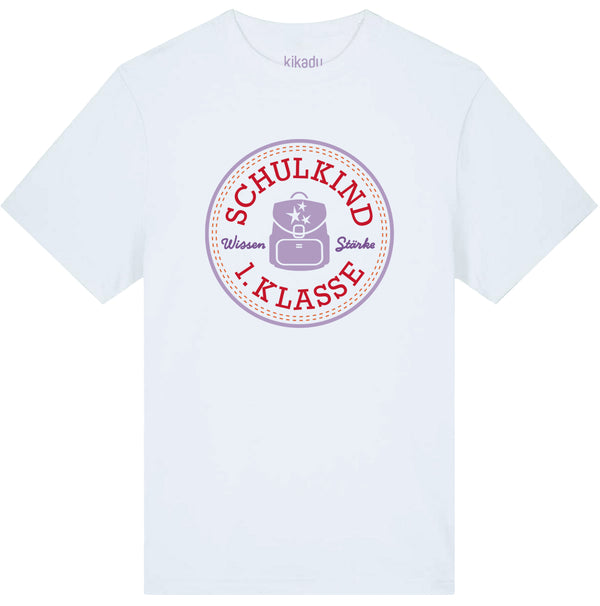 T-Shirt Schulkind Lavendel 116/128